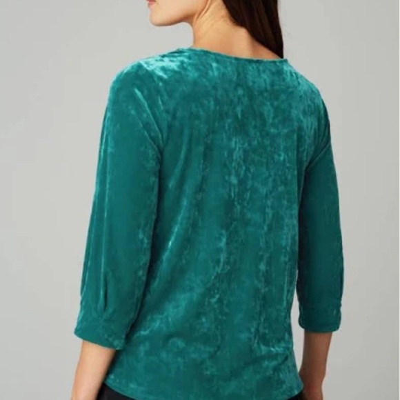 NWT J. Jill Crushed Velvet A-Line Top (4X) - Picture 10 of 16